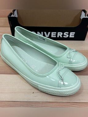 Converse Mint Green Patent Ballet Flats